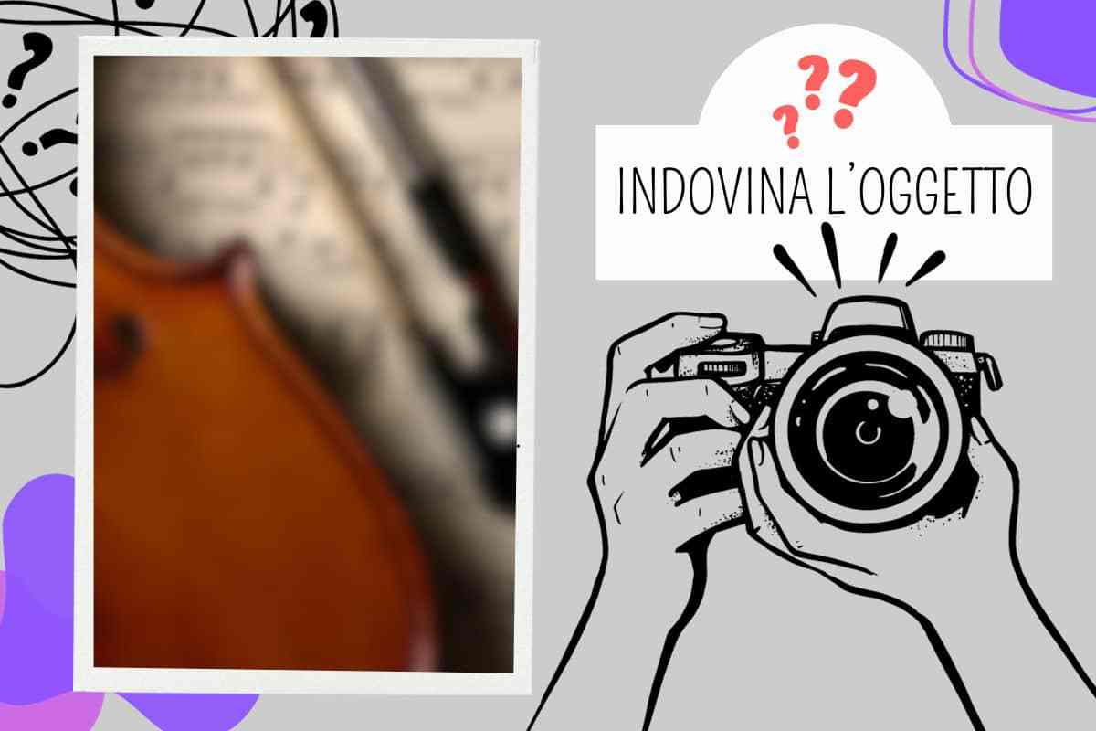 Riesci ad indovinare l'oggetto sfocato?