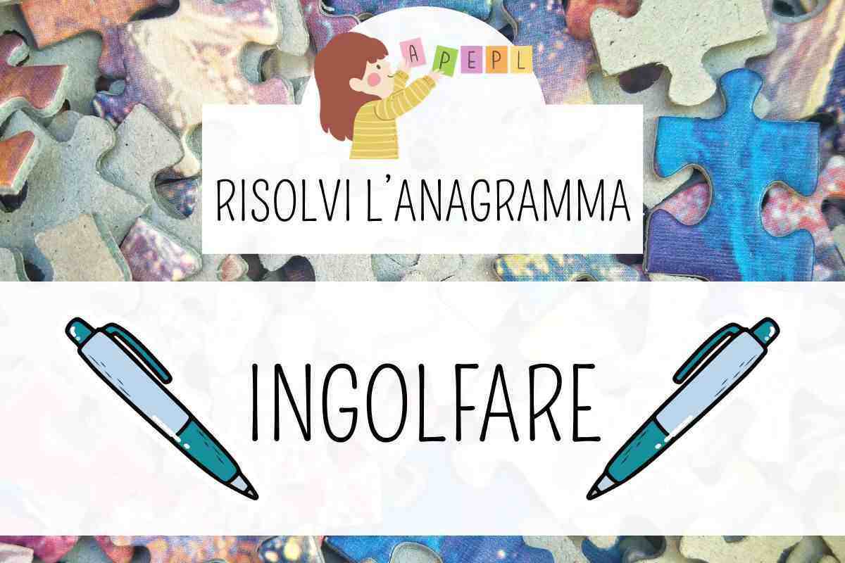 Risolvi l'anagramma